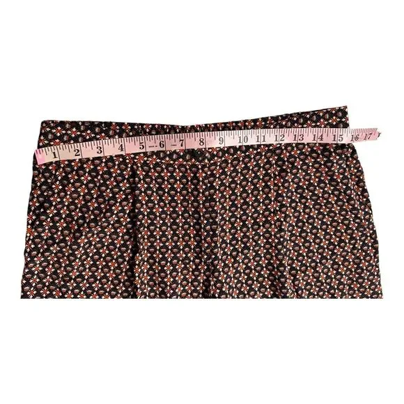 Tory Burch Women's Size 4 Elastic Waist Silk Summer Pants Floral Multicolor - Picture 13 of 15